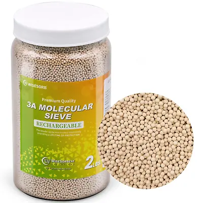 Wisesorb 2 LBS 3A Molecular Sieve Desiccant Beads Dehumidifier Moisture • $26.75