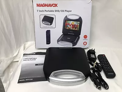 Magnavox MTFT750-Bk Portable 7 Inch TFT DVD/CD Player (no Remote) - Tested! • $29.95