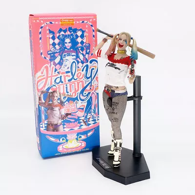 Crazy Toys DC Justice Comic Harley Quinn Real Clothes 12‘’ Action Figure Model • $59.99