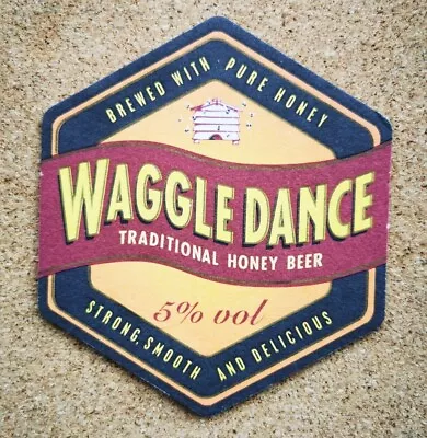 Beer Mat Bar Mat Breweriana Coaster - VAUX WAGGLE DANCE HONEY BEER • £1.75