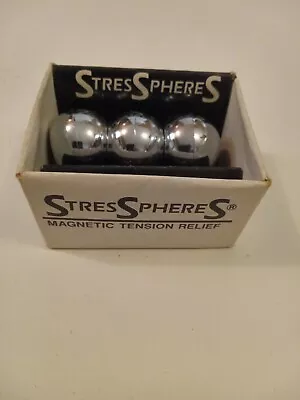 Vintage 1988 Sumar Stress Spheres - Health Anxiety Relief Fidget Magnetic • £6.89