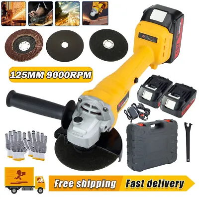 125MM Brushless Cordless Angle Grinder & Charger & Disc Kit For Makita Battery • £54.45