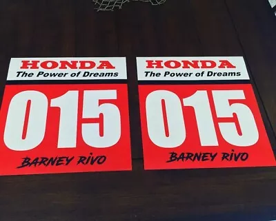 Custom Made 12”x12” Track Magnets- Set Of 2 Race Numbers Drift Rally Import  • $60