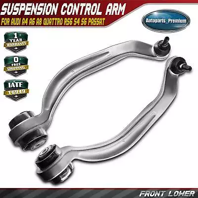 2 X Front Lower Control Arms W/ Ball Joint For Audi A4 A6 A8 Quattro S4 S Passat • $53.49