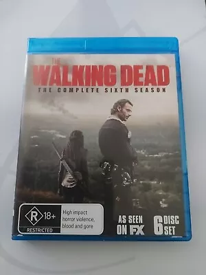 The Walking Dead - Complete Season 6 - Blu-Ray 6 Discs (Region B) Sixth Season • $15.21