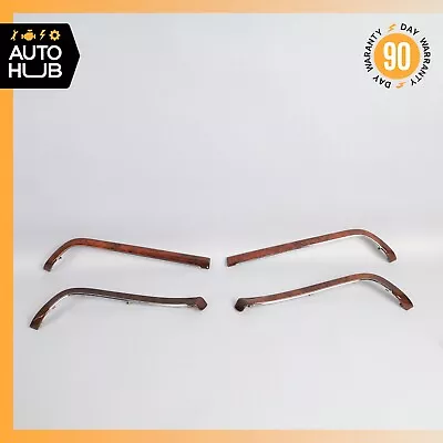 03-06 Mercedes W220 S55 AMG S430 S500 Door Panel Trim Bezel Set Of 4 Wood OEM • $103.75