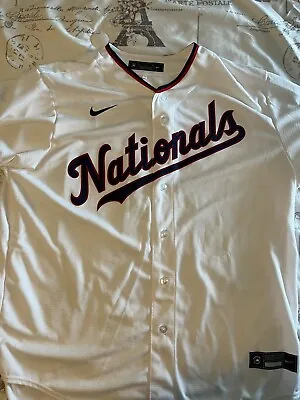 $70 • Buy Nike Washington Nationals Juan Soto  2019 World Series Jersey Men's XL