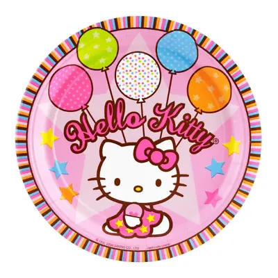 Hello Kitty Edible Birthday Party Kids Cake Decoration Topper Round Image • $12