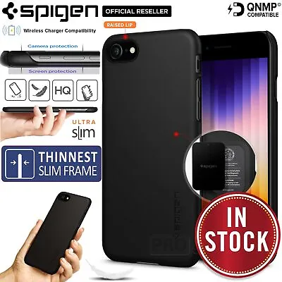 $19.99 • Buy For IPhone SE 3rd Gen 2022 2020 8 7 Plus 6S 6 Case SPIGEN Thin Fit Hard Cover