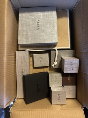 $100 • Buy 8 Zales Jewelry Box Empty W/ Bags