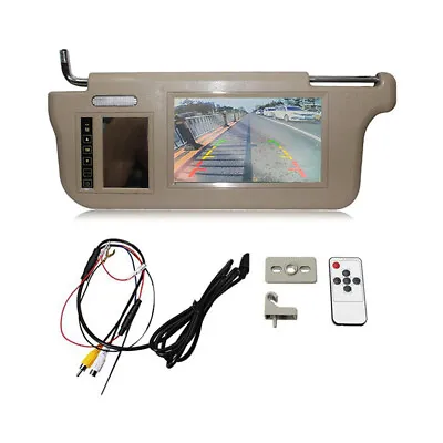 7  Car Left Right Sun Visor Rear View Mirror Screen Monitor 2 Channel Sun-visor • $91.13