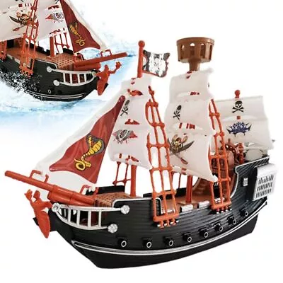 Craftsmanship Pirate Model Toys Pirate Ship Ornament Boat Toy  Kid Toys • £12.53