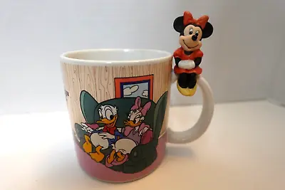 Vintage Ceramic Disney Mug (made In Japan) With Minnie Mouse Sitting On Handle • $2.99