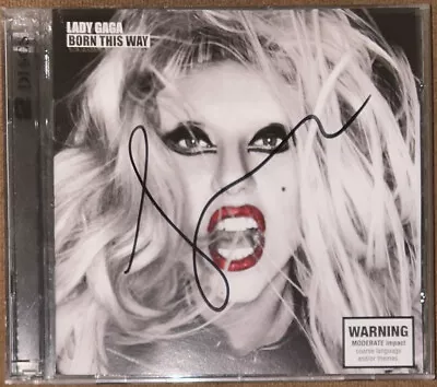 Lady Gaga SIGNED AUTOGRAPH Born This Way CD ALBUM • £125.26