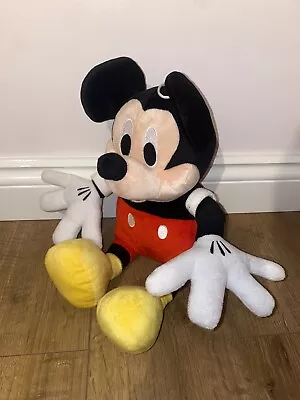 Mickey Mouse Bigger Back / Sitting Down Soft Toy Disney Plush • £5.95