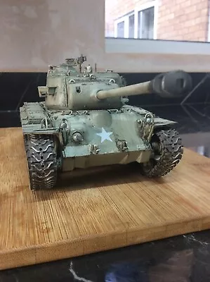 £70 • Buy 1/35 US M26 Pershing Germany 1945 Model Tank Kit Built And Painted
