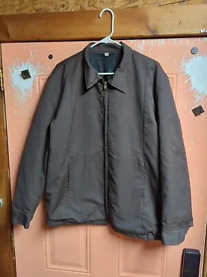 Vintage Uniform Delivery Mechanic Work Jacket Scovill Zipper Size XL  • $32.99