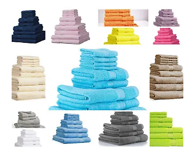 Luxury Hotel Cotton Super Soft Towels 500GSM FACE HAND BATH SHEET Supreme 🛁 • £3.99