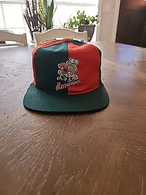 Miami Hurricanes Pinwheel Starter Hat • $20