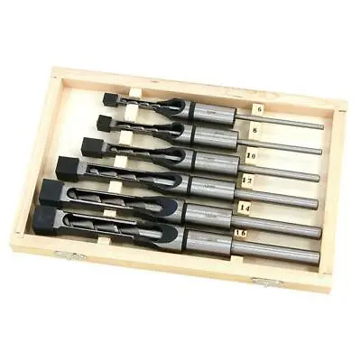 £28.99 • Buy Wood Square Auger Drill Bit Set 6pc Woodwork Mortice Hole Cutter 6 8 10 12 14 16