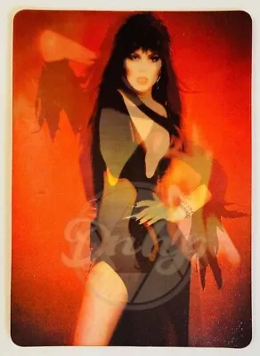 Elvira Too Hot To Handle Lenticular Action Cards Horror 1980s Vintage USA 09 • $69.99