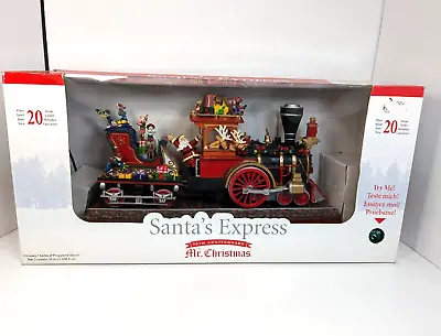 Mr Christmas Santas Express 75th Anniv 2008 Animated Music Lights Smoke Box NEW • $149.89