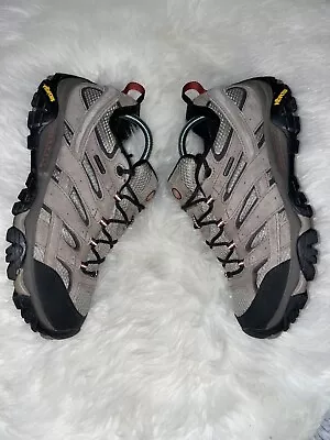 Merrell Moab 2 Mens Waterproof Suede Mesh Inset Cushioned Hiking Shoes Size 10.5 • $40
