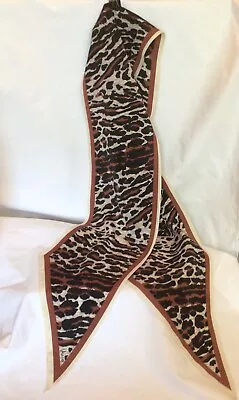 Vintage Signed Vera Neumann Scarf Animal Print 1970’s • $17