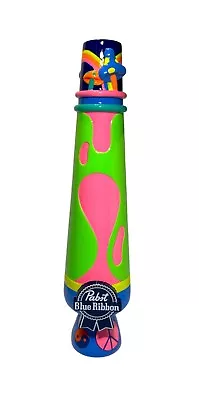 Pabst Blue Ribbon Art Trippy Lava Lamp Draft Beer Tap Handle | 11  Tall | New FS • $147.95