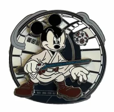 2007 Disney Star Wars Mickey Mouse As Jedi Luke Skywalker Lightsaber Pin 53271 • $19.45