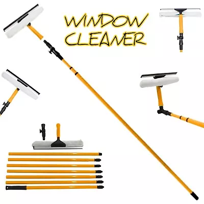 £14.99 • Buy 3.5m Telescopic Conservatory Window Glass Cleaner Cleaning Kit Wash Squeegee