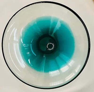 6  Nason & Co. Italy Blue Turquoise Murano Dish Bowl • $20