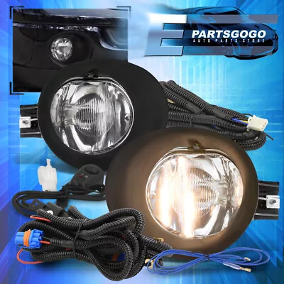 For 02-08 Dodge Ram 1500 2500 3500 Clear Driving Fog Lights Lamps + Wiring Bulbs • $21.99