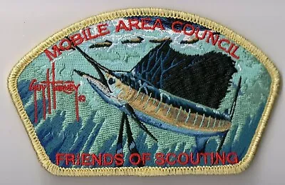 BSA Mobile Area Council 2015 FOS Fundraiser CSP Alabama Gold Border Guy Harvey • $9.95