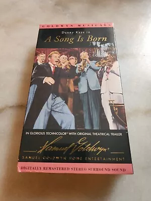 A Song Is Born Rare Vhs Musical Surround Danny Kaye Hbo Video Technicolor 1947 • $24.99