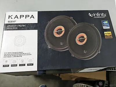 Infinity KAPPA 63XF 6.5  Two-way Car Speaker - Black • $150