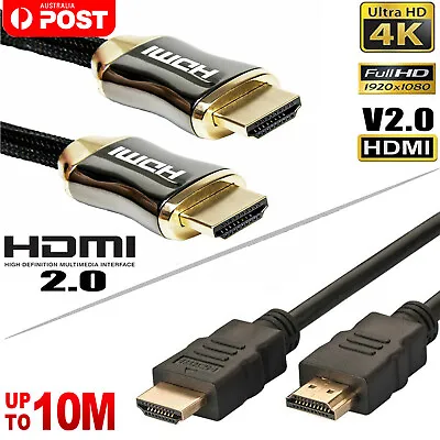 $5.49 • Buy Premium Ultra HD HDMI Cable V2.0 High Speed Ethernet HDTV 2160p 4K Ethernet HEC