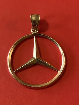Mercedes-Benz Solid 14K Gold Star Necklace Pendant • $3658.05