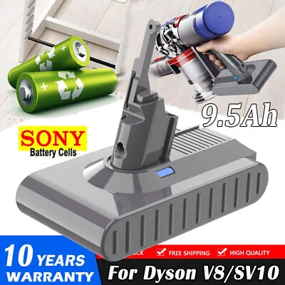 For Dyson V8 Absolute 21.6V 9500mAh Cordless Vacuum Cleaner Li-ion SV10 215681 • $38.99