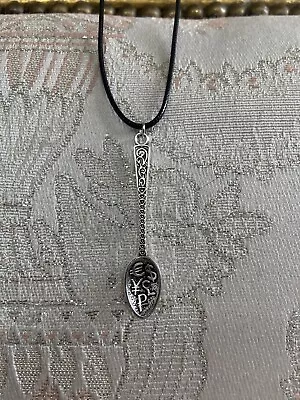 Miniature Small Silver Dollar Signs On Spoon Necklace  • $9