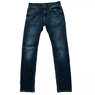 BKE Buckle Jeans Mens Size 31x34 Mason Taper Stretch Denim Blue • $29.95