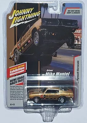 $14.95 • Buy NEW Johnny Lightning Hemi Under Glass Wheelstander Diecast Plymouth Barracuda