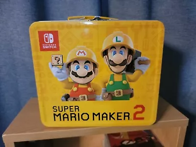 Super Mario Maker 2 Tin Lunch Box Only No Game. Nintendo Switch Target Promo • $14.99