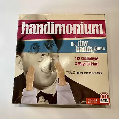 Handimonium Tiny Hands Game 2017 Mattel Complete 112 Challenges On 56 Cards • $20