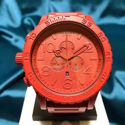 NIXON 51-30 CHRONO Quartz Men's Chrono Watch A083-191 Red • $339.99