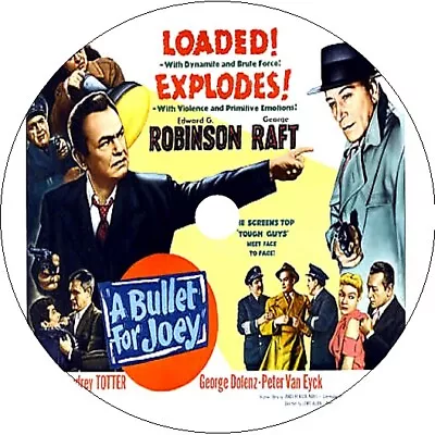 A Bullet For Joey _1955 Edward G. Robinson George Raft  V Rare Film Noir • £3.95