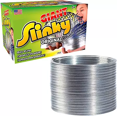 The Original Giant Slinky Walking Spring Toy Big Metal Slinky For Ages 5+ • $14.01