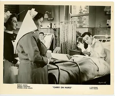 Vintage 8x10 Photo Carry On Nurse 1959 Shirley Eaton Kenneth Connor • £14.45