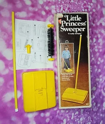 Vntg. 1960's Sweeper Vacuum Little Princess IT WORKS. FUN FOR KIDS. • $29