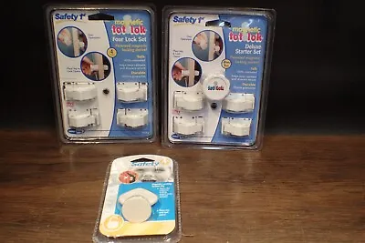 Baby Locks Safety 1st Magnetic Tot Lok  Starter Set + 4 Locks + Key  NEW • $25